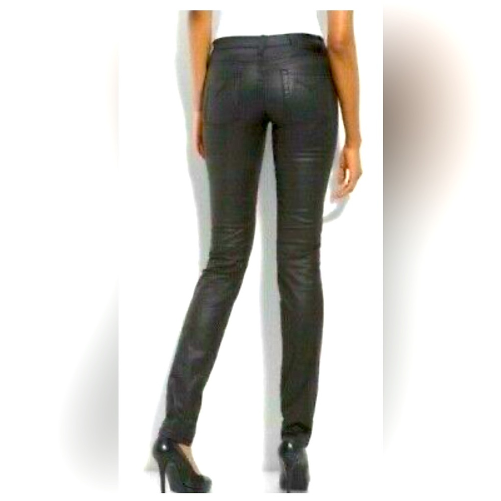 BCBG Max Azria coated jeans